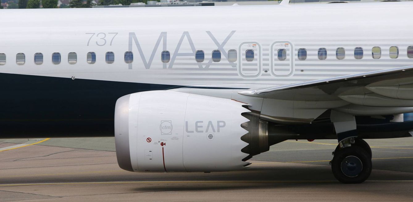 El polémico motor LEAP del 737 MAX y su adelantada posición respecto el borde de ataque del ala.(David McIntosh)