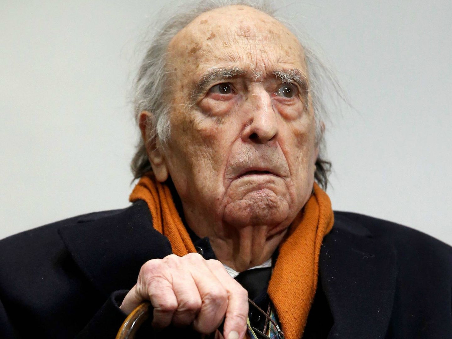 Rafael Sánchez Ferlosio en su 90 cumpleaños. (EFE)