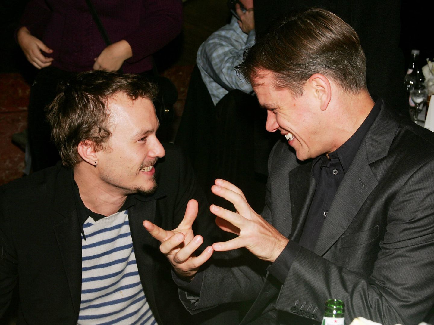 Heath Ledger y Matt Damon fueron grandes amigos. (Getty)
