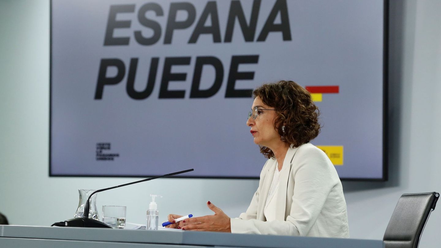 La ministra de Hacienda y portavoz del Gobierno, María Jesús Montero. (EFE)