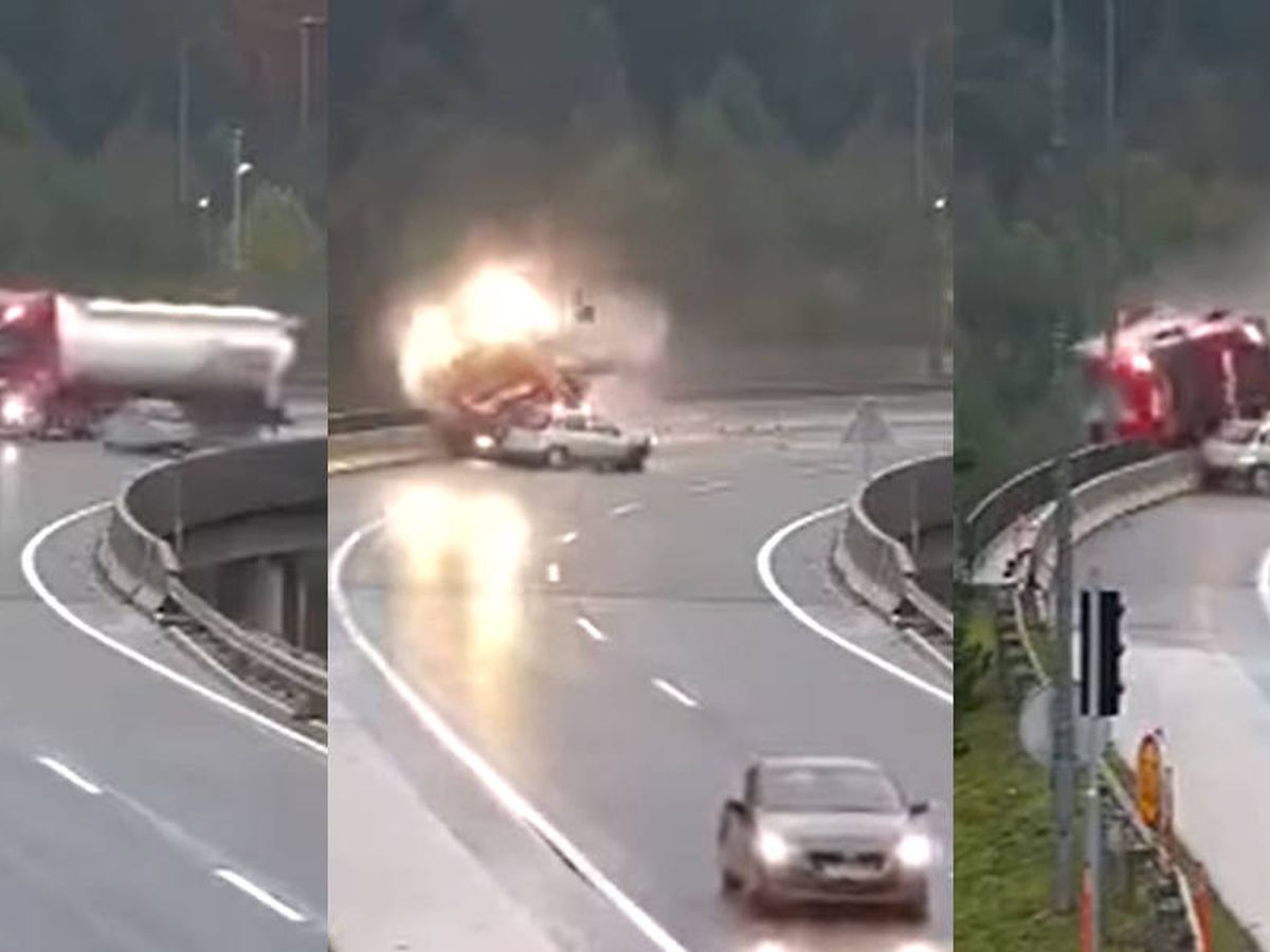 Foto: El terrible accidente sucedió muy cerca de Liubiana, la capital de Eslovenia (Foto: YouTube)