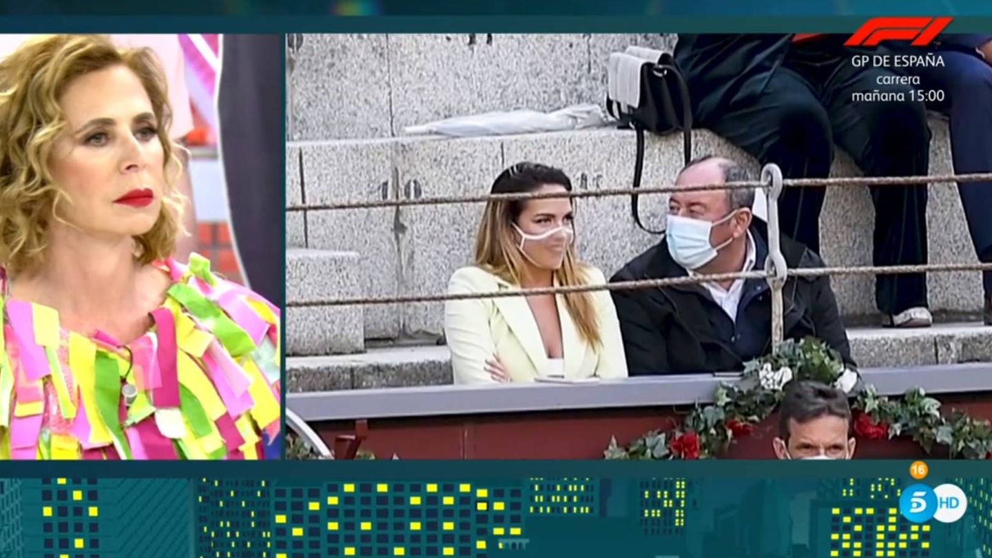 Ágatha Ruiz de la Prada , en Telecinco. (Mediaset).
