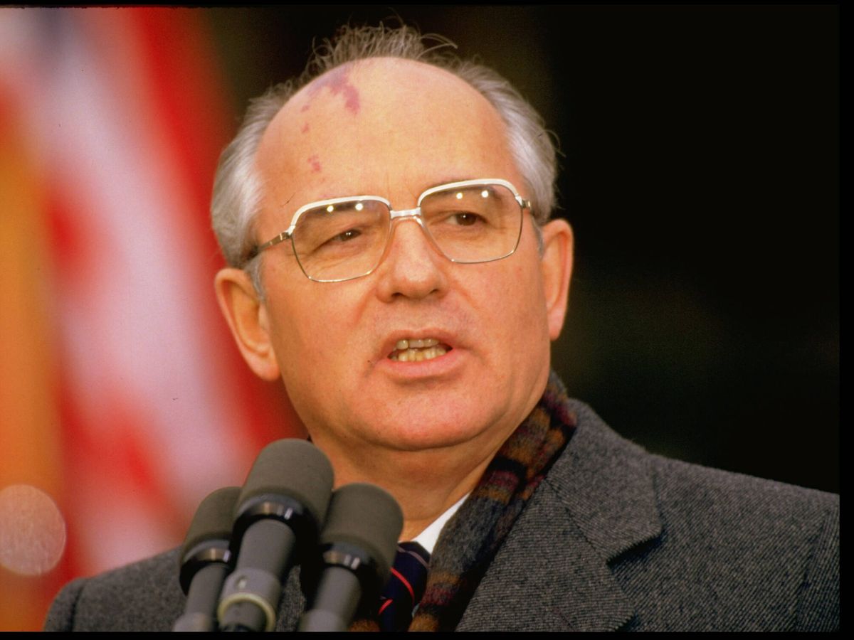 Foto: El último dirigente de la URSS, Mijaíl Gorbachov, en 1987. (Getty/Dirck Halstead)