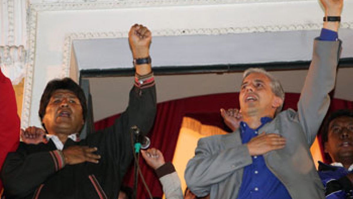 Morales, reelegido como presidente boliviano con un apoyo superior al 60 por ciento, según sondeos