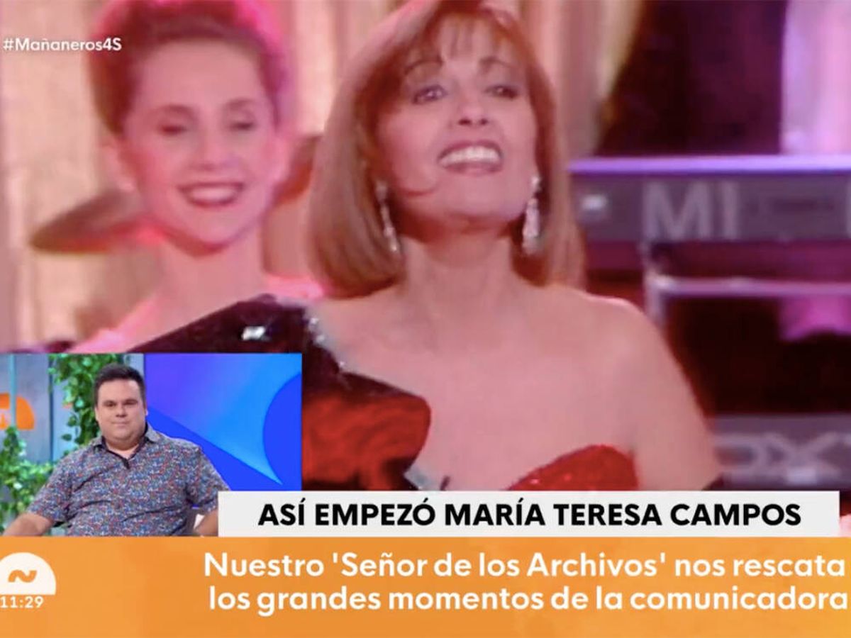Foto: Homenaje de 'Mananeros' a María Teresa Campos (RTVE)