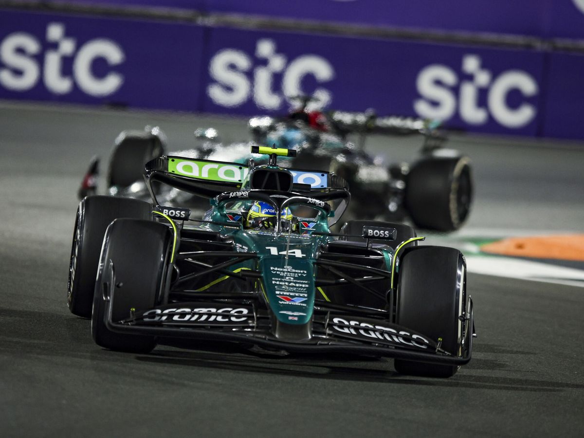 Foto: Alonso consiguió en el GP de Arabia Saudí un quinto puesto. (Europa Press)
