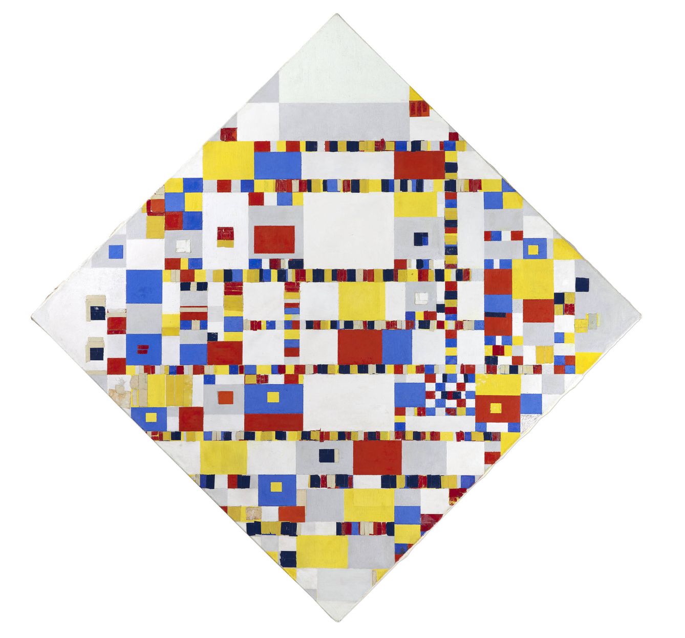 'Victory Boogie Woogie', Mondrian (1942-1944) (Gemeentemuseum Den Haag)