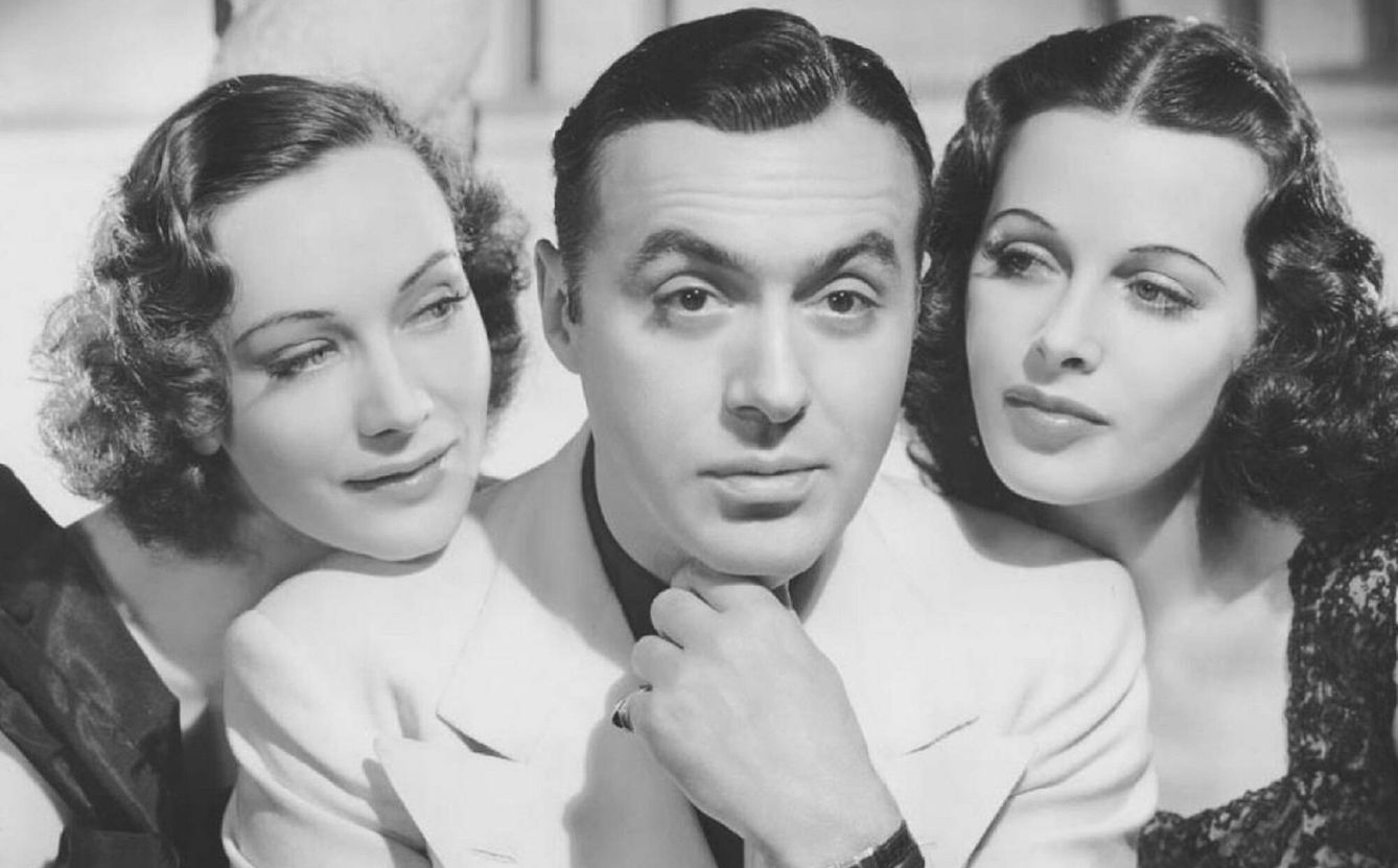 Sigrid Gurie, Charles Boyer y Hedy Lamarr, en 'Argel' (1939).