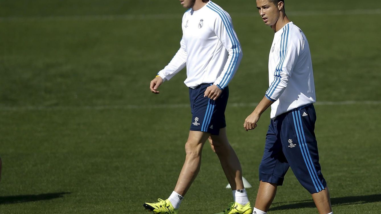 Foto: Cristiano y Bale volverán a coincidir sobre el césped del Bernabéu (Reuters).