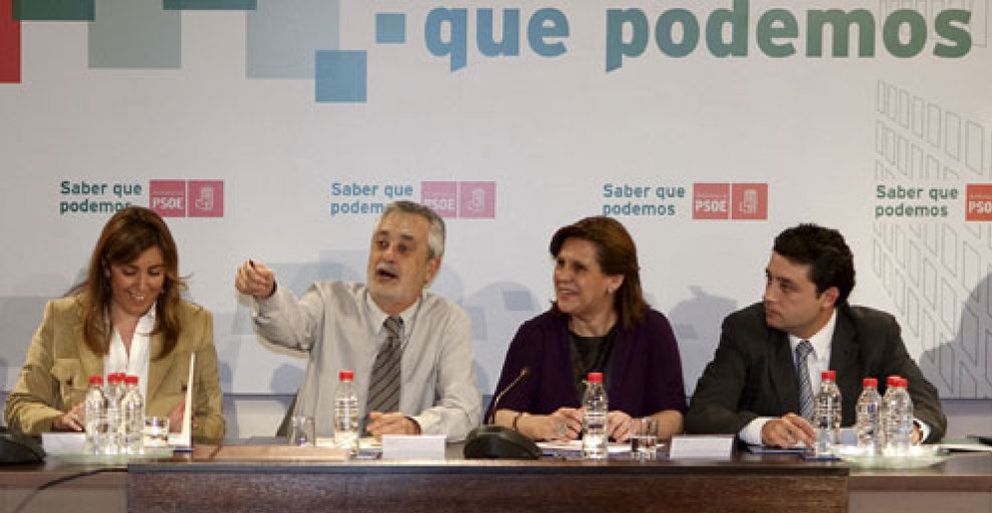Foto: Griñán claudica ante Zapatero: Moreno será ‘número 2’ de la Junta