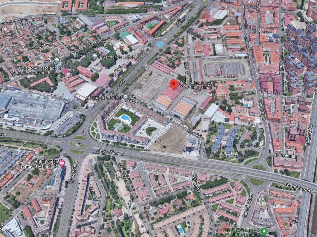 Foto: Defensa subasta activos por 30 millones: un antiguo cuartel en Valladolid por ocho. (Google Maps)