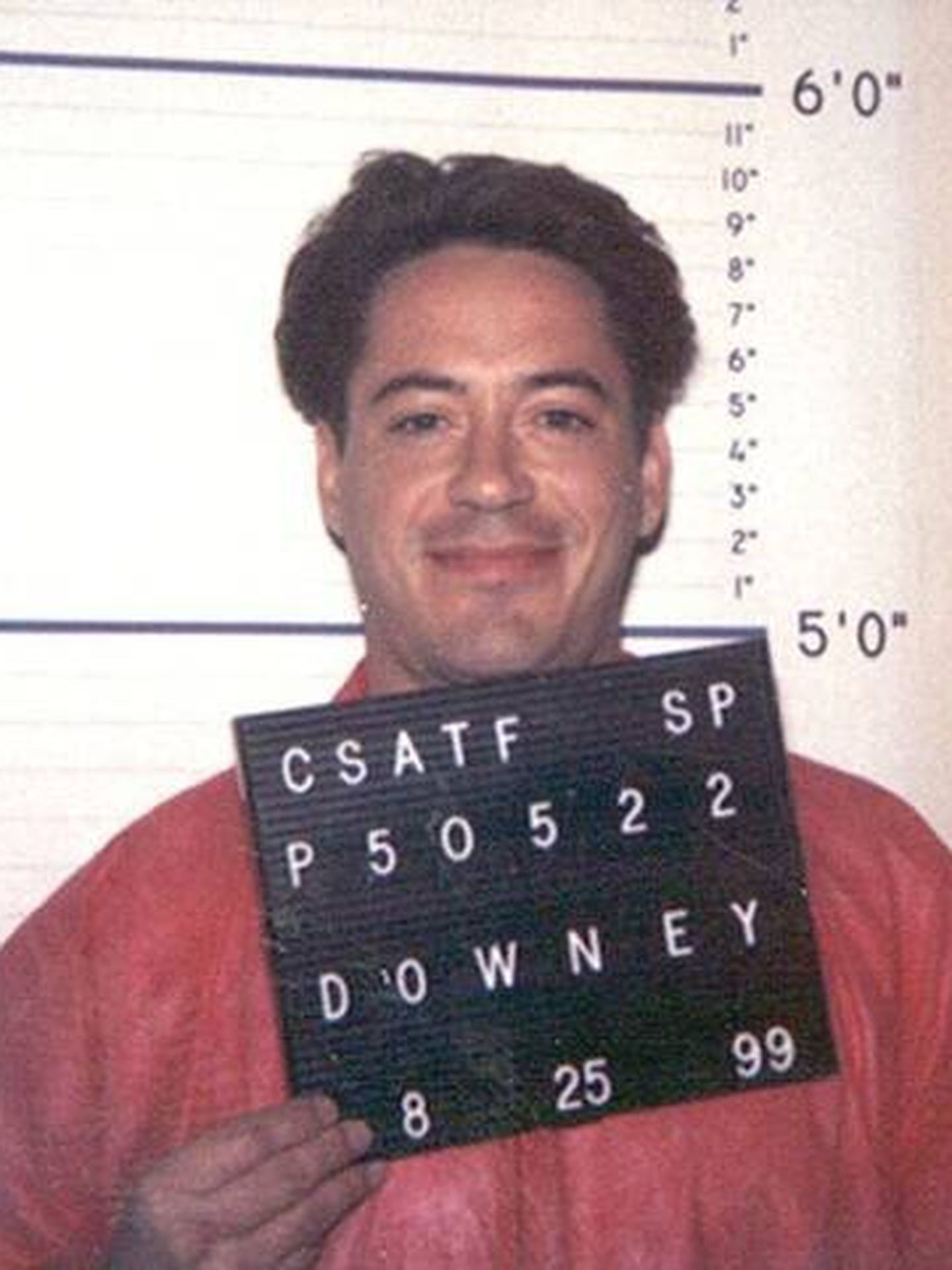 Imagen de la detención de Robert Downey Jr en 1999 (CC)