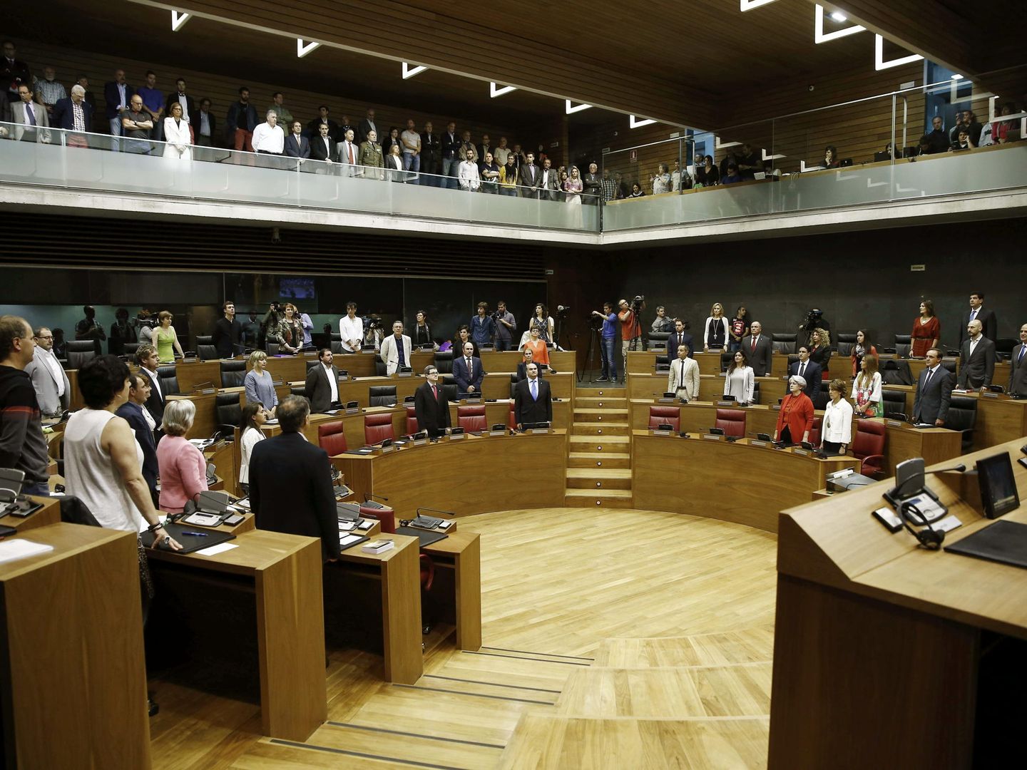 El Parlamento de la Comunidad foral de Navarra. (EFE) 