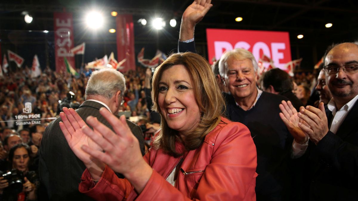 Susana Díaz defiende al expresidente: "Es patético que el PP se esconda tras Felipe"