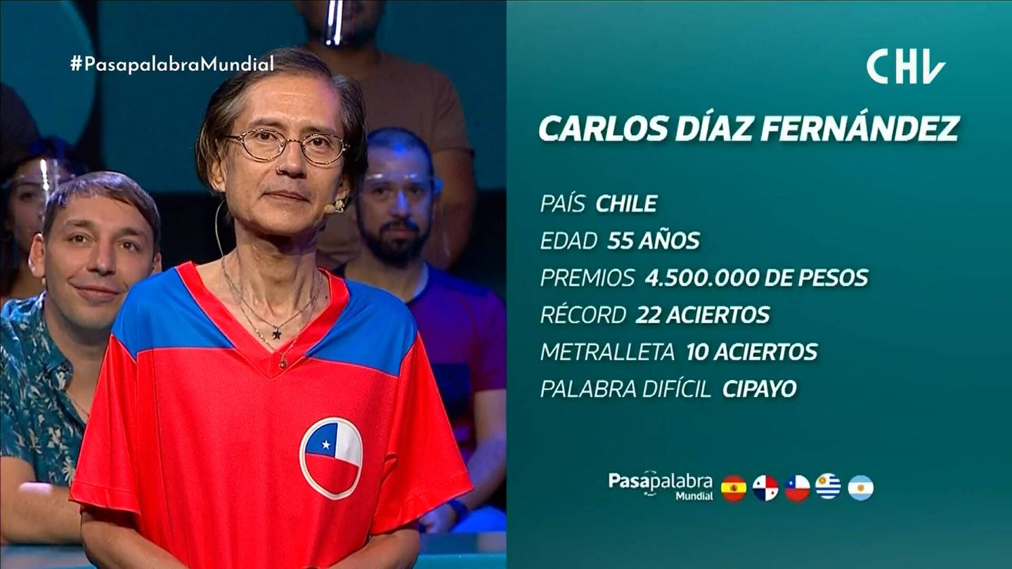 Carlos Díaz, el concursante chileno. (ECTV/Chilevisión)