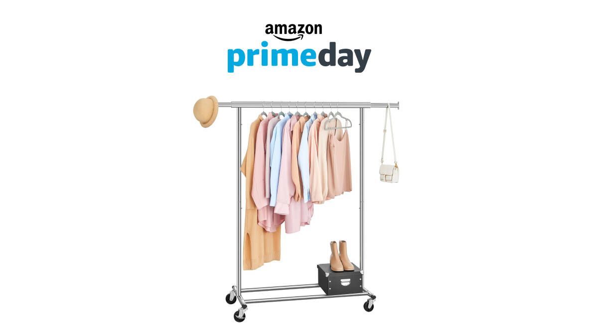 Burro de ropa con ruedas: oferta Prime Day en Amazon con 20% de descuento