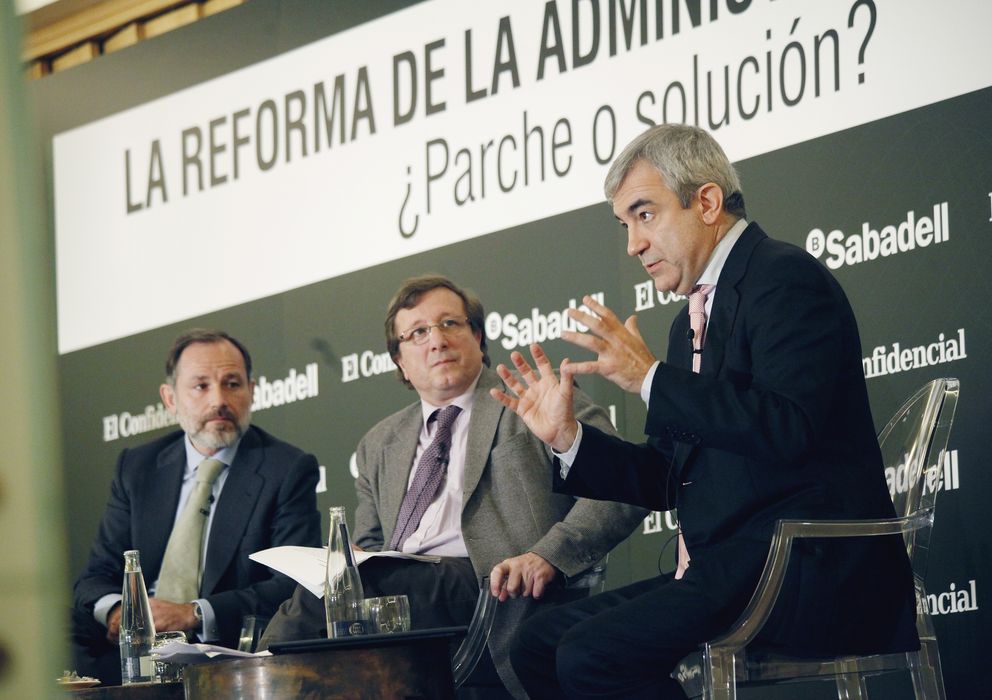 Foto: Jaime Pérez Renovales (izq), subsecretario de la Presidencia; y Luis Garicano (derecha), profesor de la London School of Economics (E.V.)