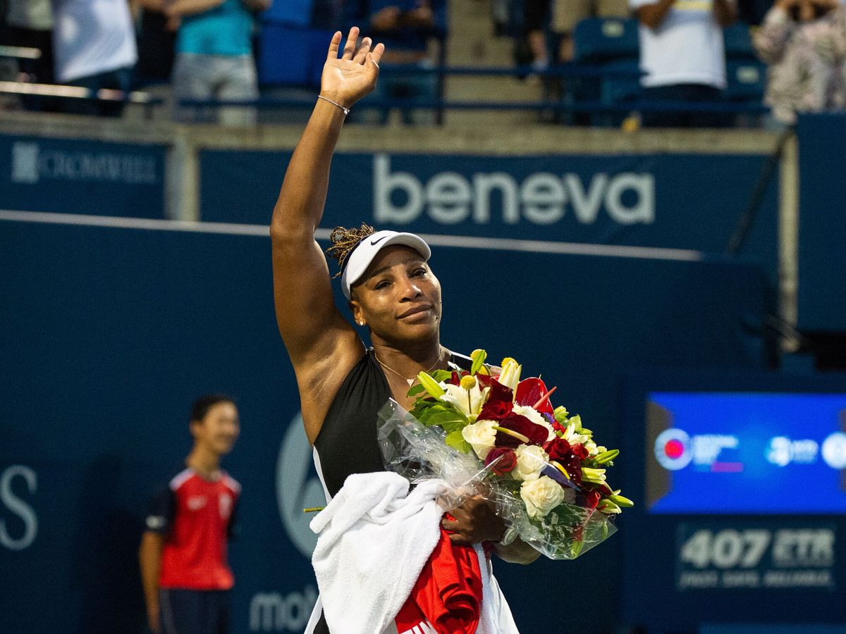 Foto: Serena Williams en el National Bank Open en Toronto, Canadá. (EFE/Eduardo Lima)