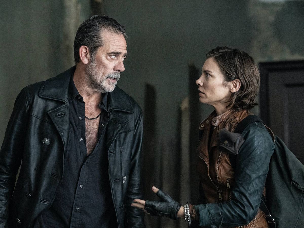 Foto: Jeffrey Dean Morgan y Lauren Cohan, en un instante de 'The Walking Dead: Dead City'. (AMC Networks)