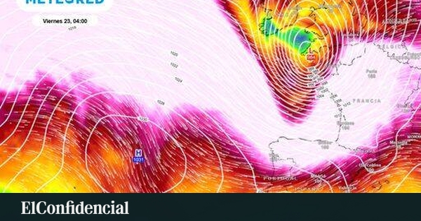 Cambio drástico del tiempo en España y la Aemet avisa: alerta amarilla por vientos de 80 km/h y olas de hasta 5 metros ante la borrasca Austen