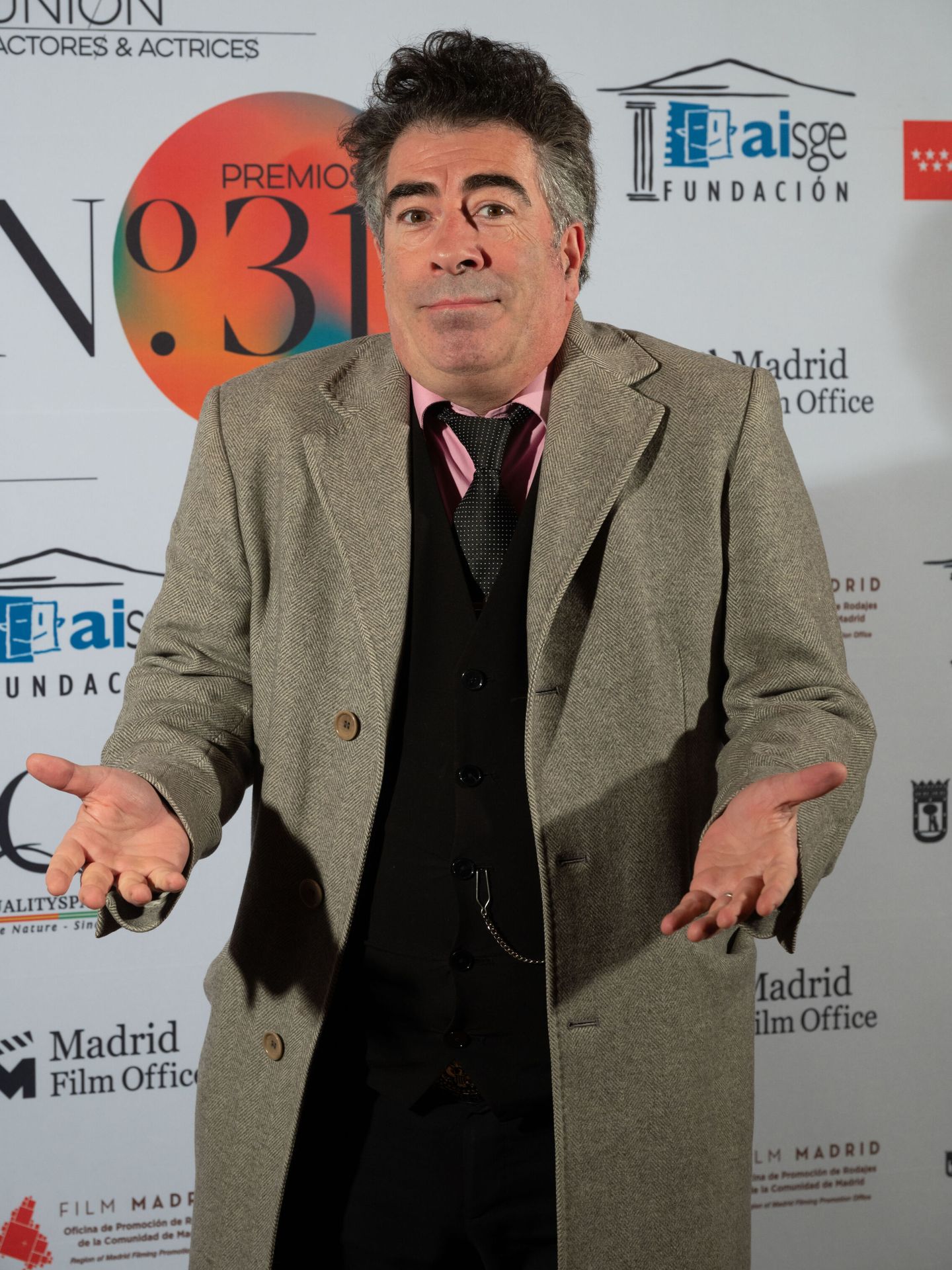 Agustín Jiménez, durante la entrega de unos premios. (EFE/Fernando Villar) 