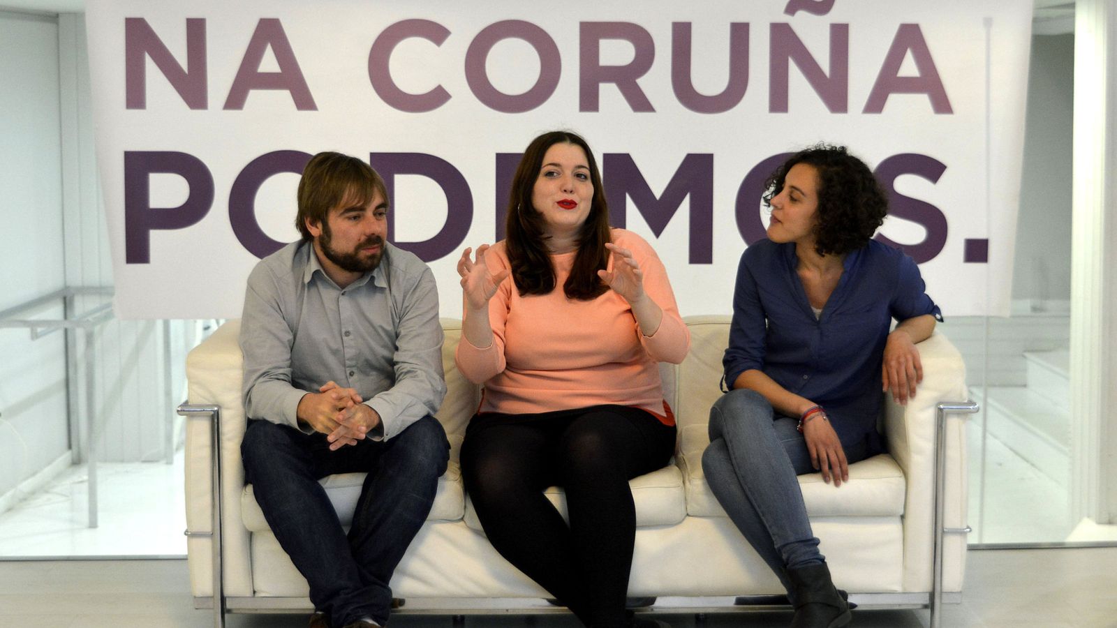 Foto: La candidata a la Secretaría General de Podemos en Galicia, Ángela Rodríguez (Efe)