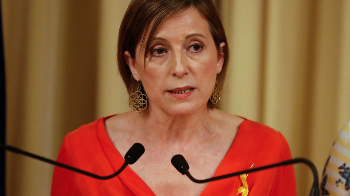 Forcadell acusa a Rajoy de dar "un golpe de Estado de facto" con el cumplimiento del 155