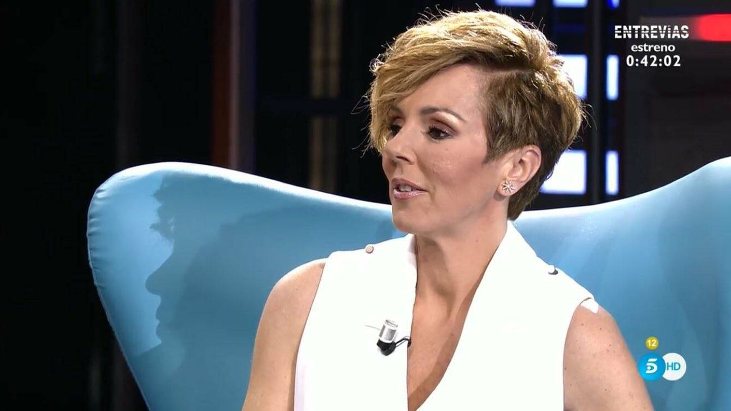 Rocío Carrasco, durante la emisión de 'Montealto'. (Captura de Telecinco)