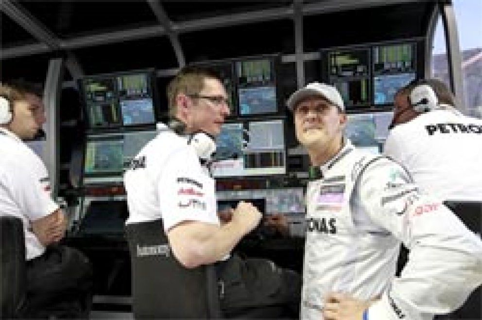 Foto: Schumacher sufre mareos en el simulador y Mercedes invierte en tecnología para evitarlo