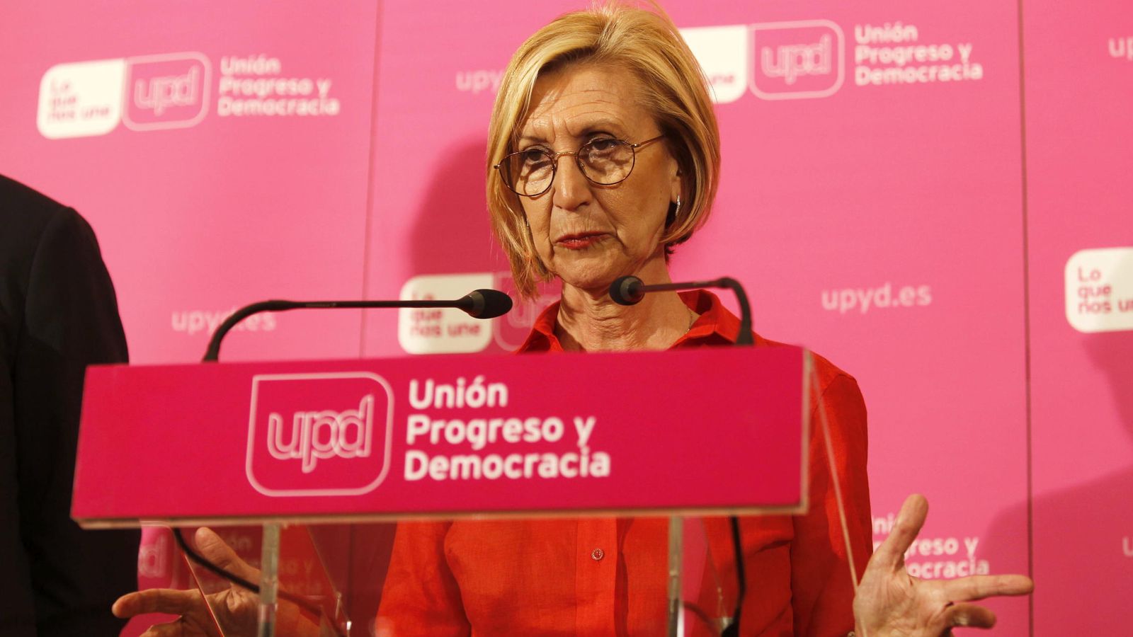 Foto: Rosa Díez, portavoz de UPyD. (EFE/Victor Lerena)