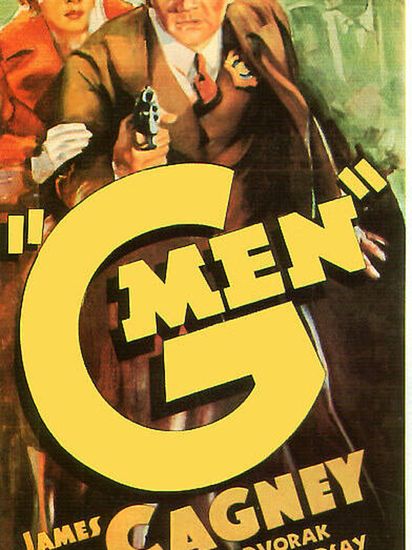 El cartel de la película 'G-Men'. (First National)