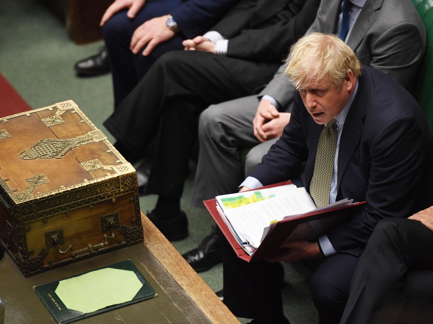 Boris en el Parlamento (Reuters)    