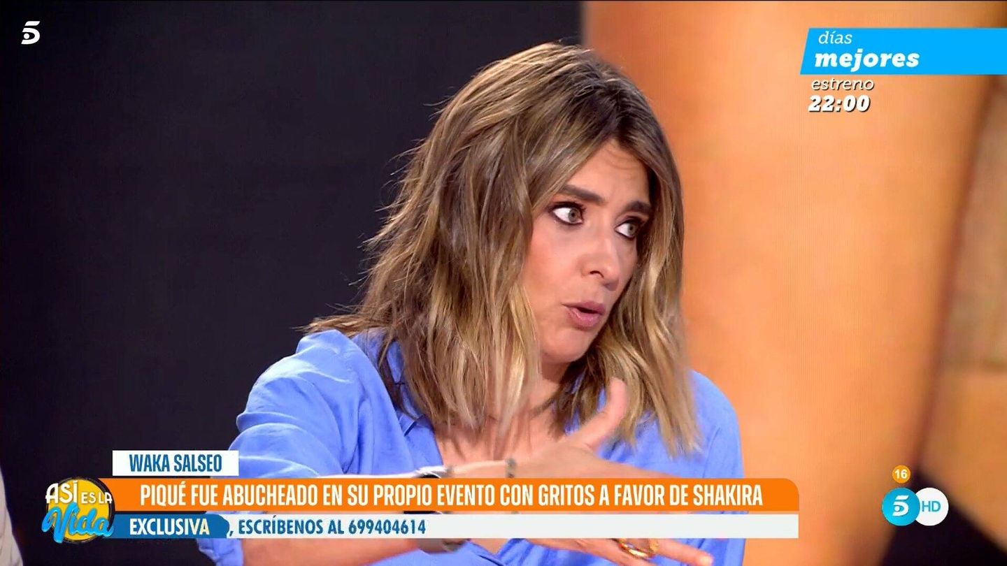 Sandra Barneda, en 'Así es la vida'. (Telecinco)
