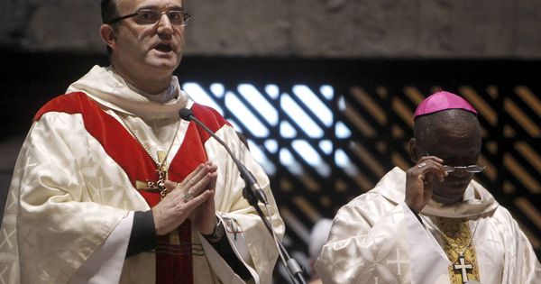 Foto: El obispo de San Sebastián, José Ignacio Munilla, durante un oficio religioso. (EFE)