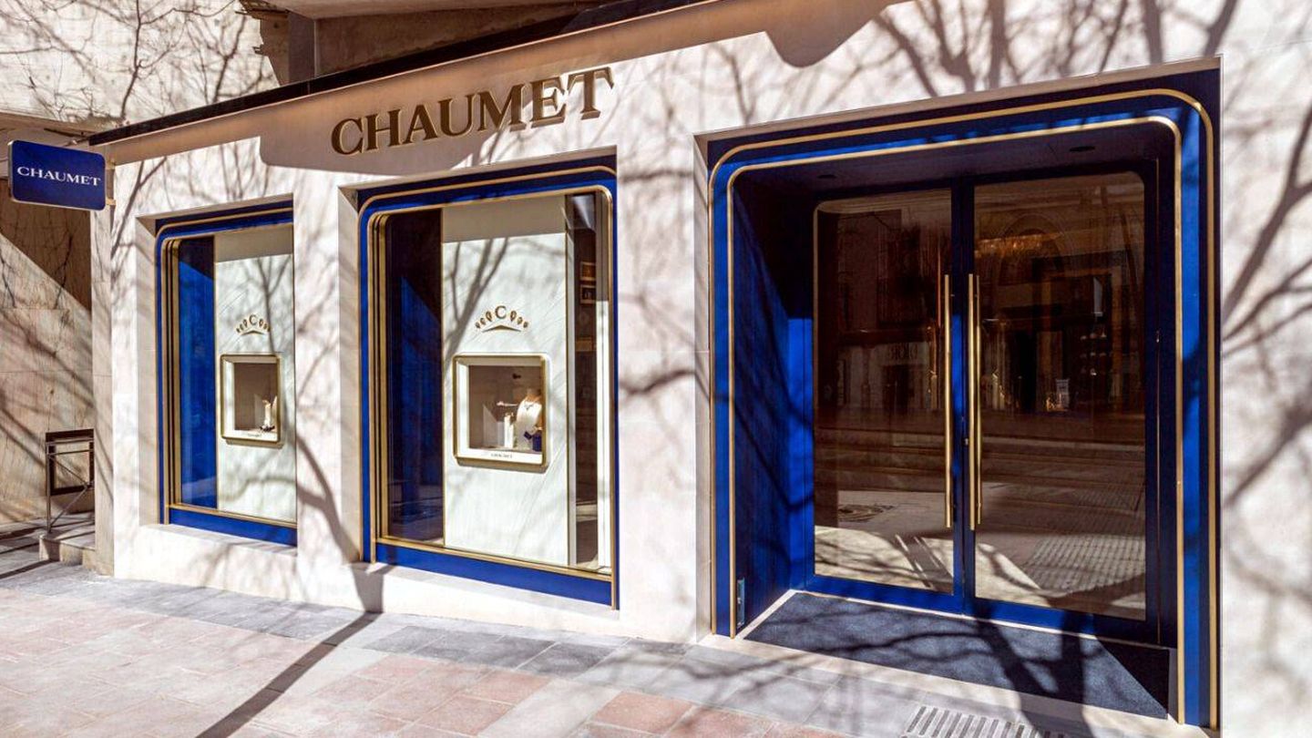 La fachada de la tienda de Chaumet en Madrid. (Cortesía)