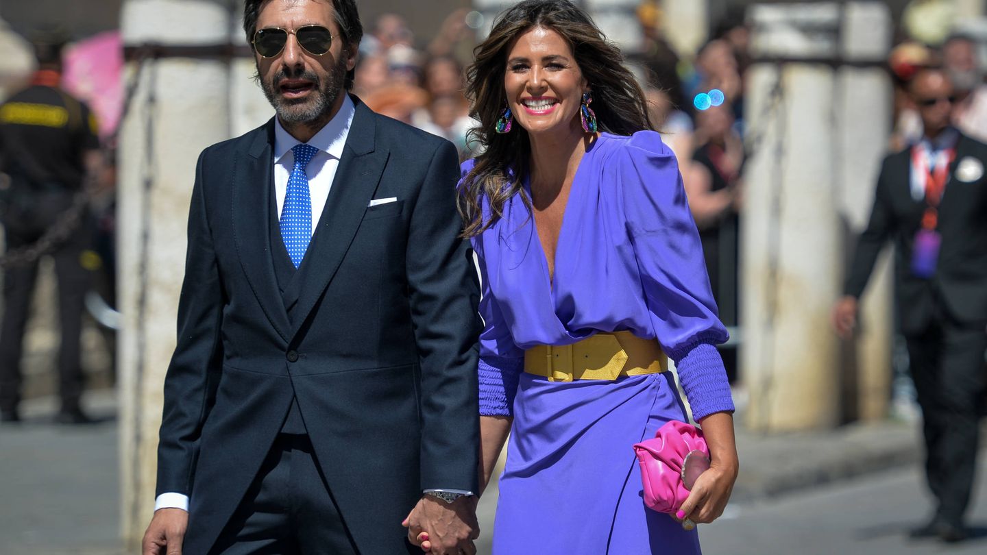Juan del Val y Nuria Roca, en una boda. (Getty)