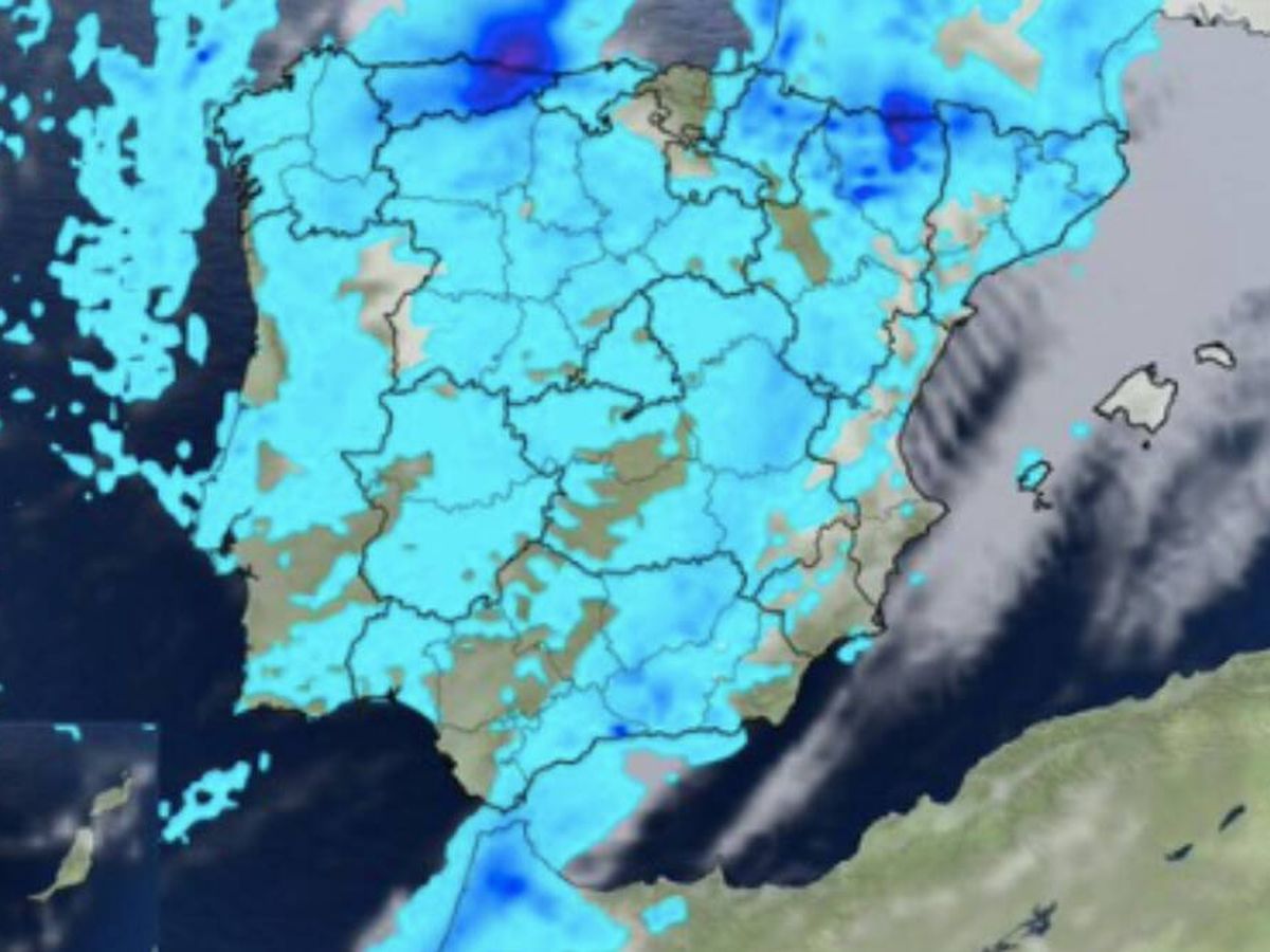Foto: Situación meteorológica de las últimas horas (X/Eltiempo.es)