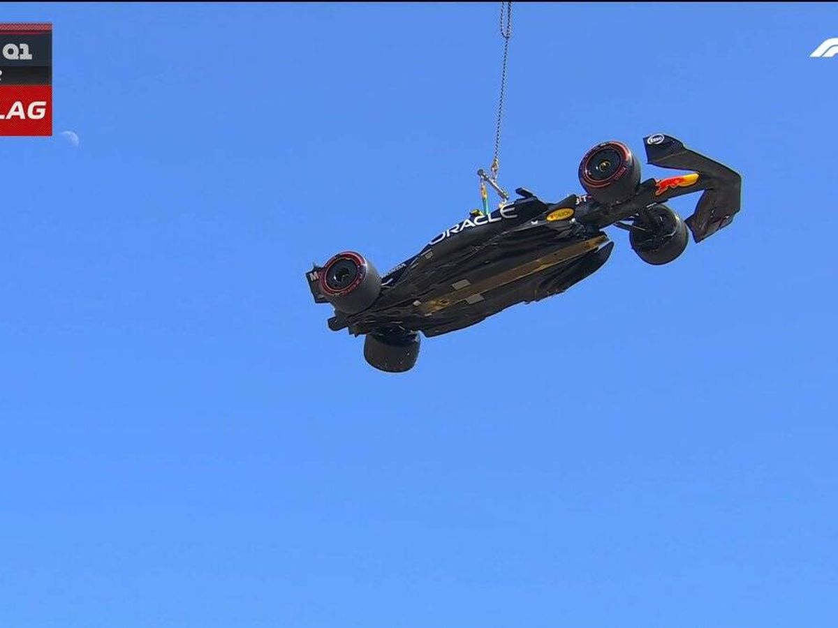 Foto: La grúa de Mónaco dejó al aire uno de los secretos de Red Bull. (Formula 1)