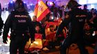Vídeo, en directo | Siga la decimoquinta noche de protestas frente a la sede del PSOE en Ferraz