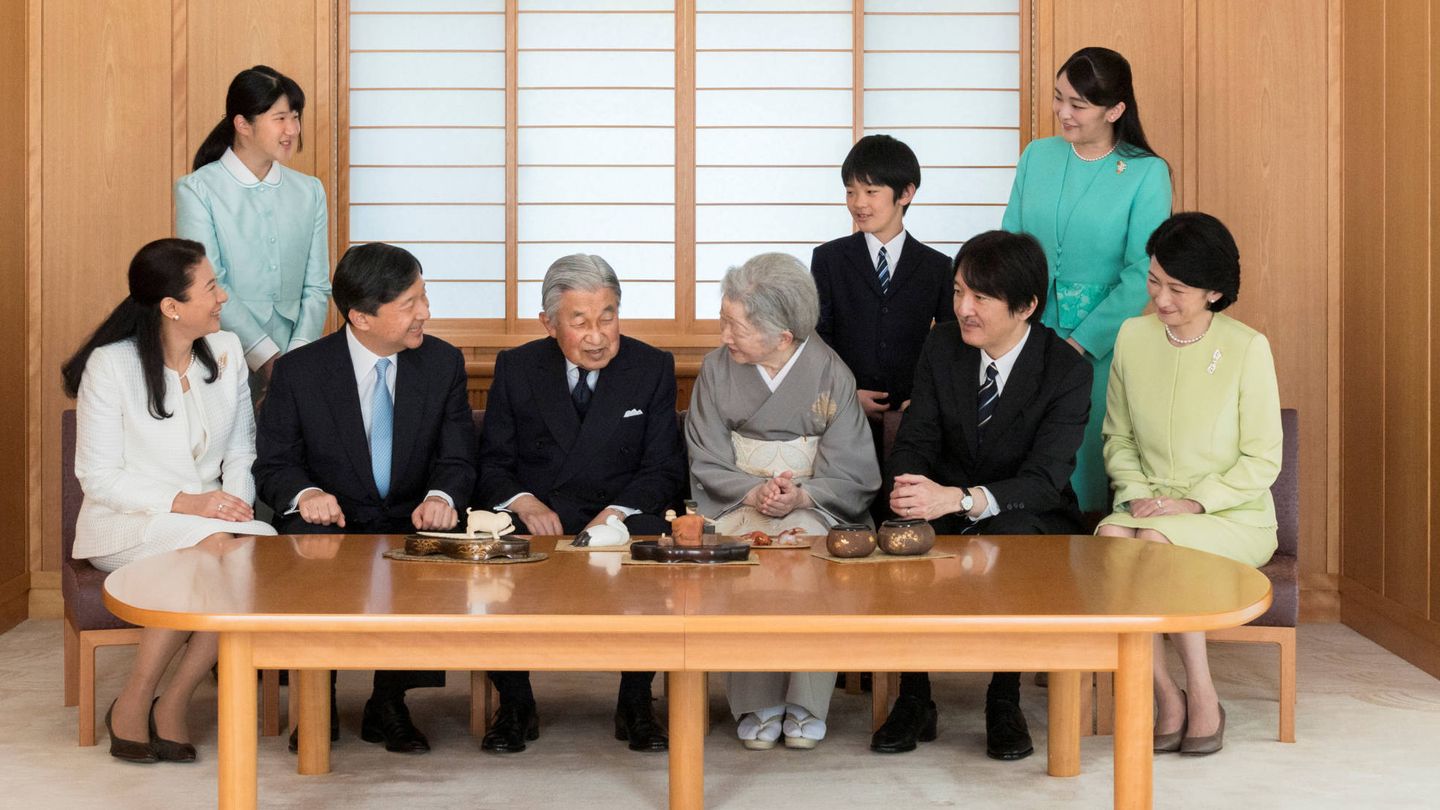Cada vez son menos los miembros de la familia imperial de Japón. (Getty)