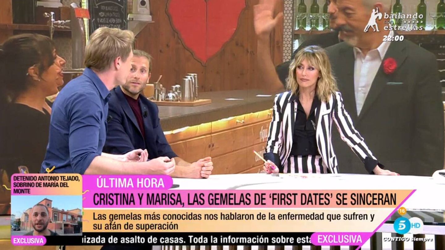 Matías Roure y Emma García en 'Fiesta'. (Mediaset España)