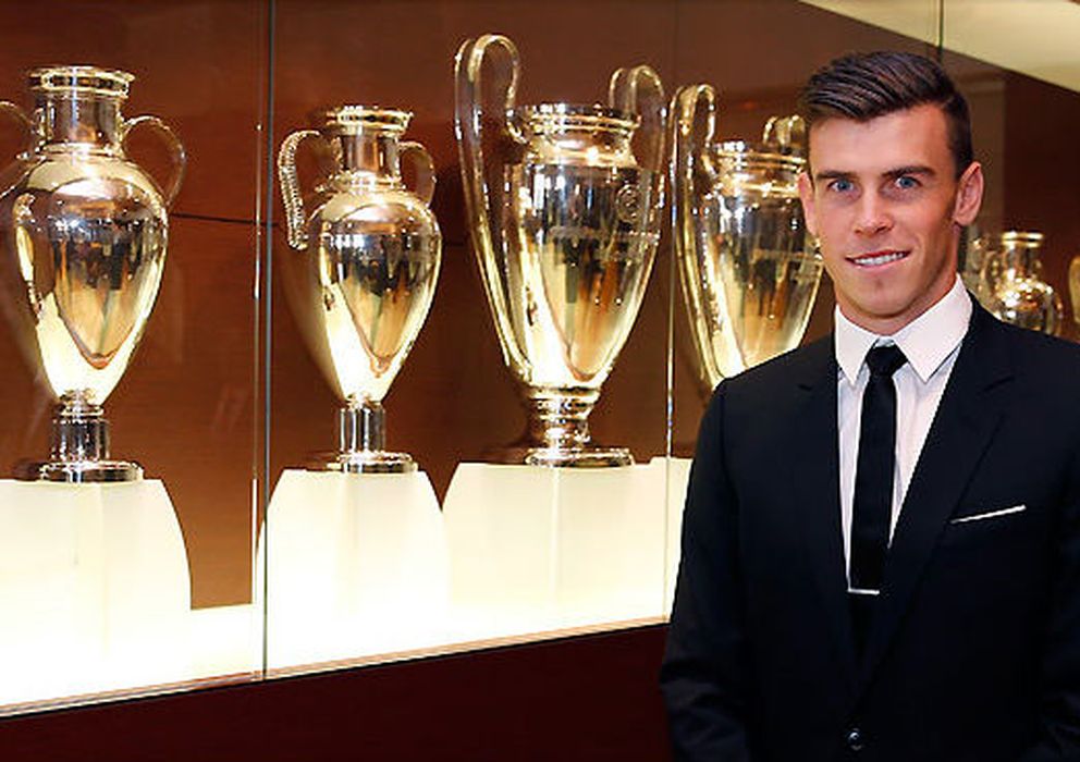 Foto: Gareth Bale, este lunes, en el Santiago Bernabéu.