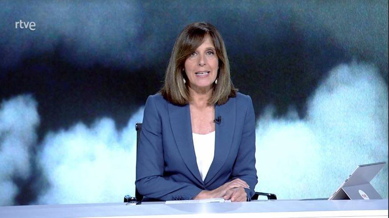 El incómodo lapsus de Ana Blanco en pleno 'Telediario' (TVE) informando sobre La Palma