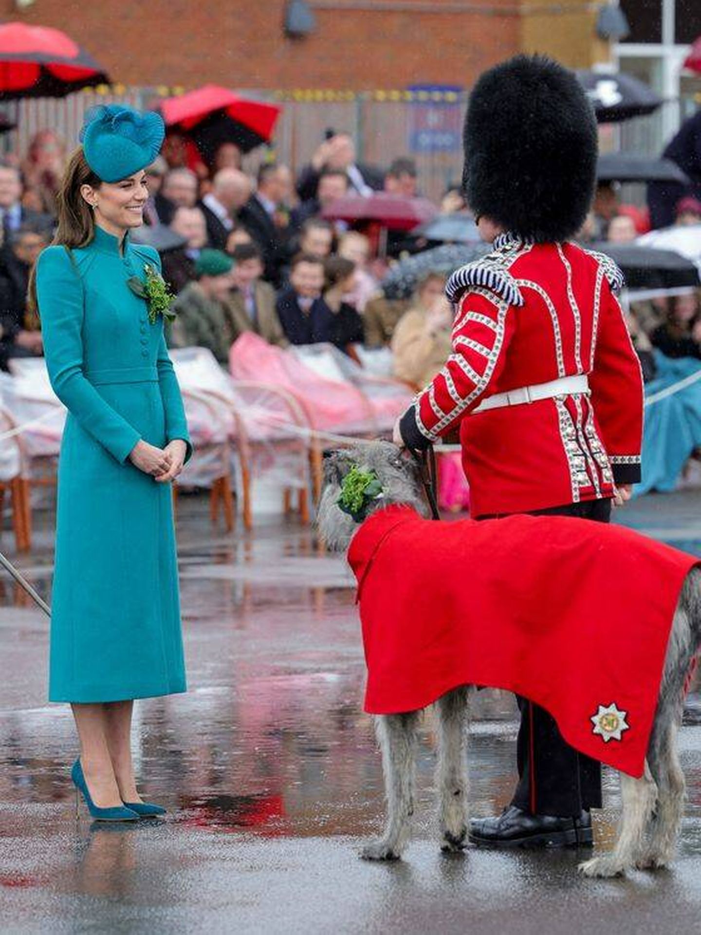Kate Middleton, durante el desfile de San Patricio. (Reuters/Pool/Chris Jackson)