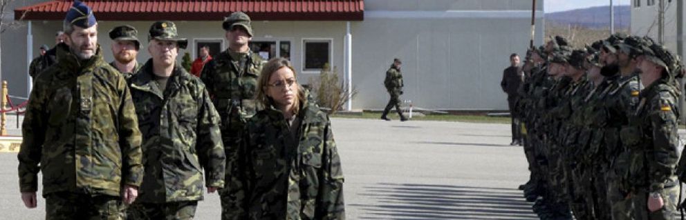 Foto: Chacón coordinará con la OTAN la próxima semana "plazos flexibles" para la retirada de Kosovo