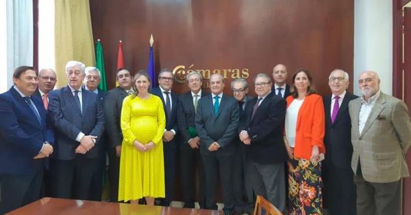 Foto: Reunión de presidentes de las 14 cámaras con la Consejería de Economía. (Junta de Andalucía)
