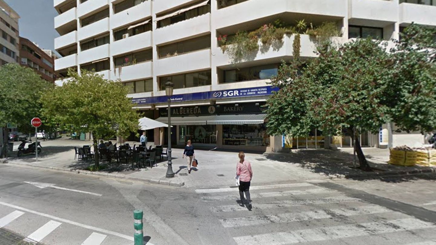 La sede de Afin SGR en Valencia, que también está en venta. (Google)