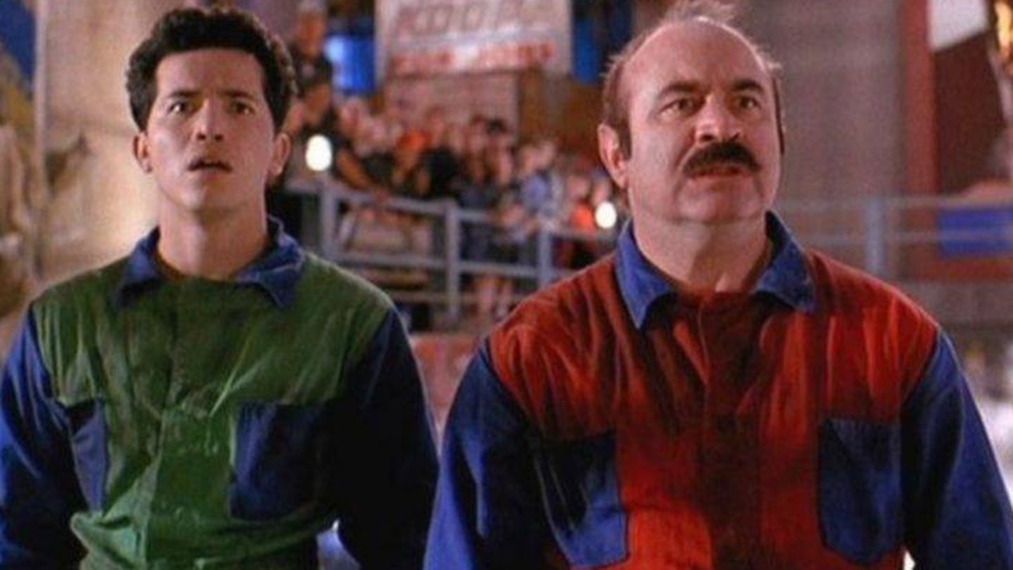 John Leguizamo y Bob Hoskins, en 'Super Mario Bros'.