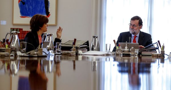 Foto: El presidente del Gobierno, durante un Consejo de Ministros. (EFE)