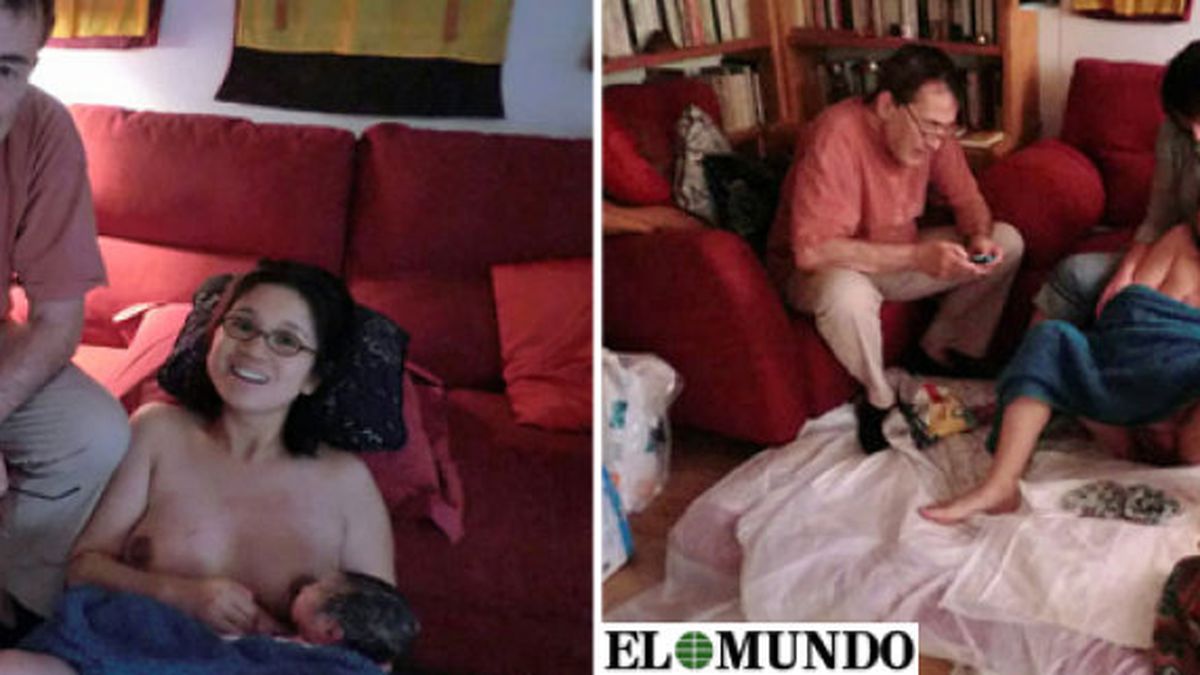 Sanchez Dragó, 'matrona' en el parto de su mujer